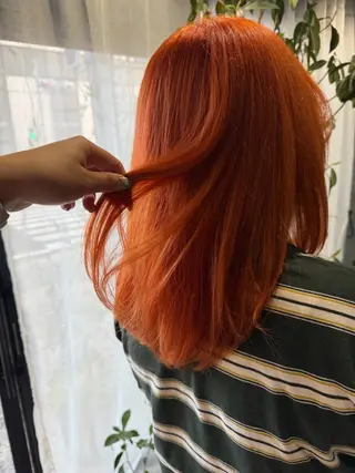 ミディアム glac 當田のヘアスタイル