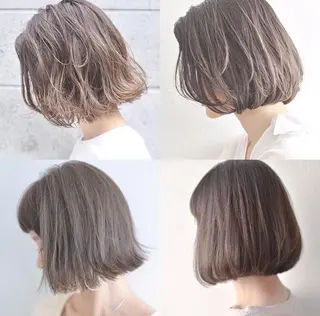 ミディアム ブリーチなしで 全国から予約殺到♡のヘアスタイル