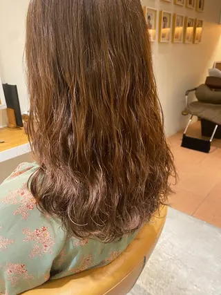 ロング パーマ 波津久 鈴愛のヘアスタイル