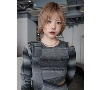 ミディアム カラー ITbyALBUM 中野店のヘアスタイル