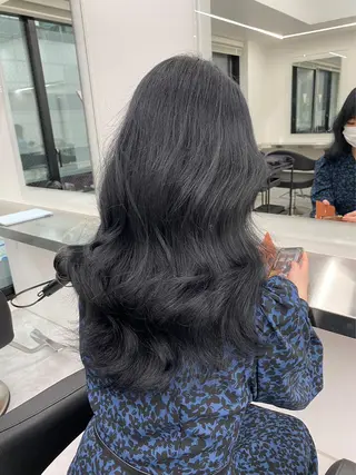 ロング カラー ブリーチなし💗 艶カラー 翔太郎のヘアスタイル
