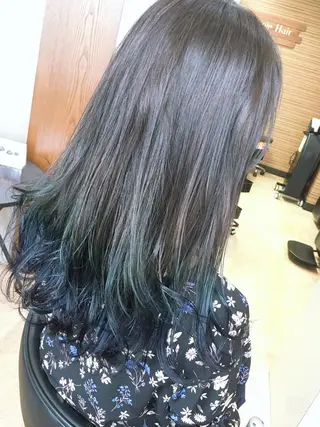 セミロング カラー 鈴木 健太のヘアスタイル