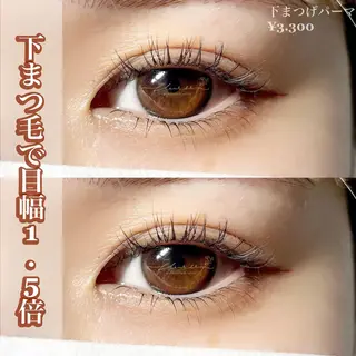メンズ マツエク・マツパ アイブロウ Moyu eyelashのマツエク・マツパデザイン