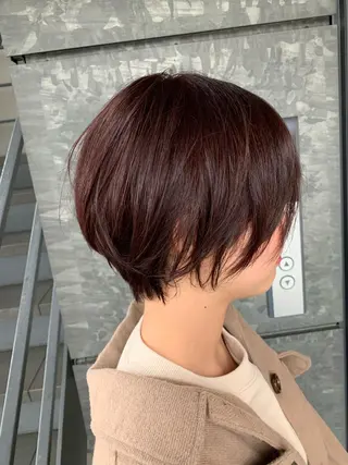ショート カラー 髪質改善/白髪ぼかし KENTAのヘアスタイル
