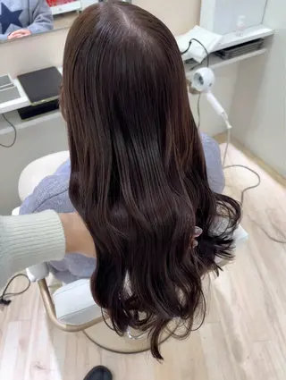 ロング カラー ParveMix 岡本えりかのヘアスタイル