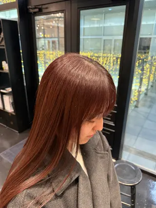 カラー 水谷 華子のヘアスタイル