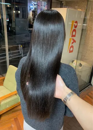 ロング カラー 矢野 晃平のヘアスタイル