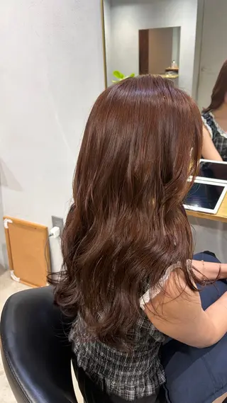ロング カラー nanako/表参道 /透明感カラーのヘアスタイル