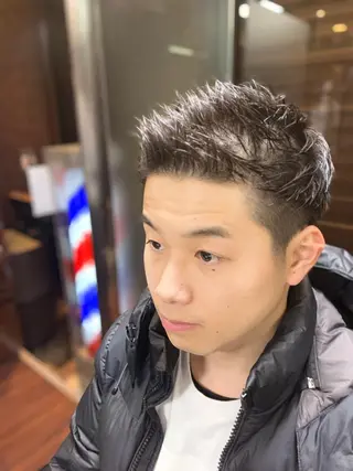ショート 山内 敢史のヘアスタイル