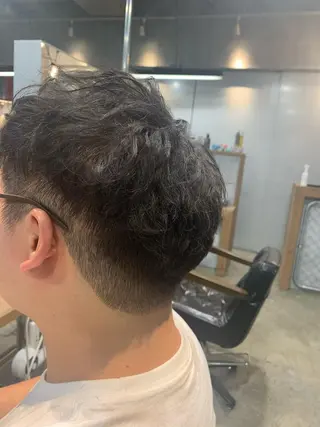パーマ メンズ ショート🌼パーマ 本間正子のヘアスタイル