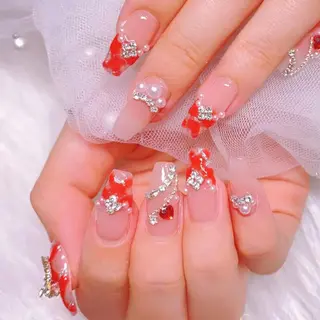 ネイル キラキラ🌸🌸🌸 nail ⭐️✨のネイルデザイン