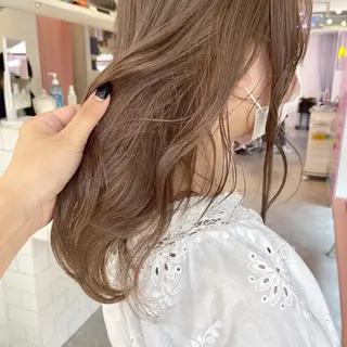 セミロング カラー ヘアアレンジ 天神レイヤーカット No.1💖マユカのヘアスタイル