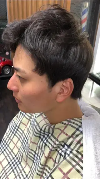 ショート メンズ 佐藤 優也のヘアスタイル
