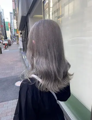 セミロング ヘアアレンジ カラー 🪞【公式】表参道 🪞knot🪞のヘアスタイル
