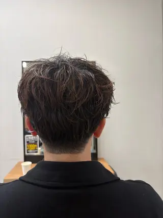 パーマ メンズ 下北沢メンズパーマ 特化園田 楓莉のヘアスタイル