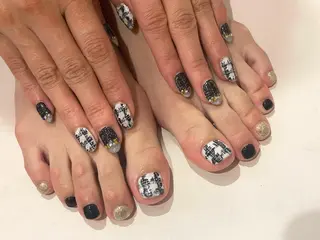 ネイル 韓国/ワンホン/長さ 出しつけ放題🎀のネイルデザイン