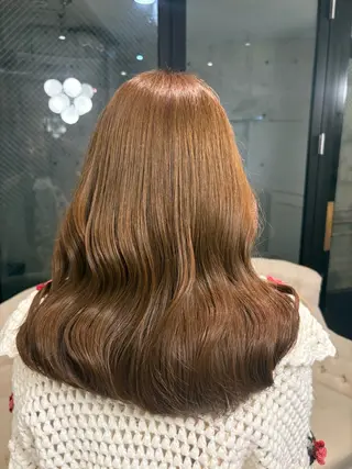 セミロング カラー Konomura Neneのヘアスタイル