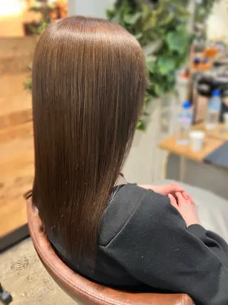ロング カラー 🫧縮毛矯正支持率 No.1 ほのか🫧のヘアスタイル