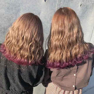 ロング カラー ヘアアレンジ 🎀 原宿/ブリーチ 🎀 ♡Reina♡のヘアスタイル