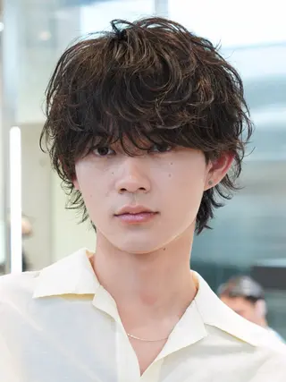 ミディアム パーマ キッズ fifth/原宿/ 毛流れ/しゅうとのヘアスタイル