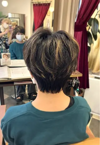 ショート 阿部 雲母のヘアスタイル