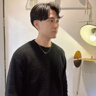 メンズ カネガエ ユウヤのヘアスタイル