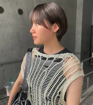 ショート 🌈メンズパーマ🌈 メンズカットアリサのヘアスタイル