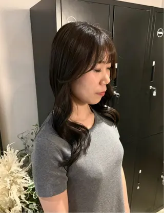 ロング カラー 山神 あんじのヘアスタイル