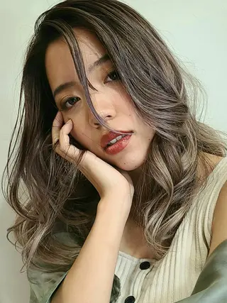 ロング ヘアアレンジ カラー 【南越谷/新越谷】 Anne(諳 アン)のヘアスタイル