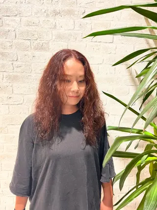 ロング カラー 吉水 果穂のヘアスタイル