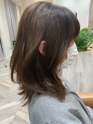 セミロング ヘアアレンジ 松村 知香のヘアスタイル