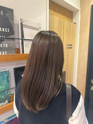 セミロング ナチュラルカラー& /パーマAKIRAのヘアスタイル