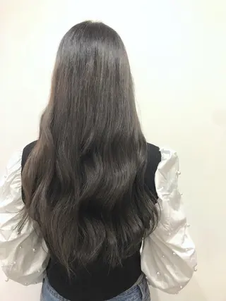 ロング カラー 韓国レイヤー/顔周り 美髪矯正 KAITOのヘアスタイル