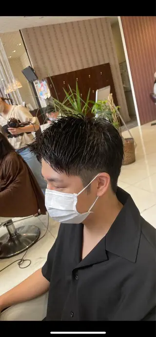ショート メンズ キッズ ✂︎山﨑 涼太✂︎のヘアスタイル