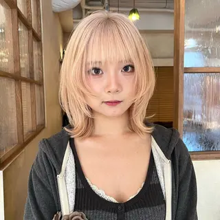 ミディアム カラー パーマ 🌿‬ナチュラル/パ ーマヘア/蒼真🍃のヘアスタイル