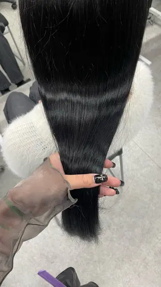 カラー ヘアアレンジ 🖤艶髪／髪質改善 横浜美容室／ゆりのヘアスタイル