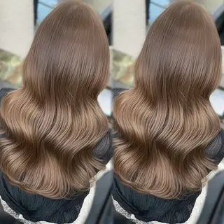 カラー PELEmana🎀 透明感🤎ᩚワンホンのヘアスタイル