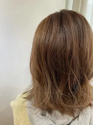ミディアム カラー 過去一の柔髪ヘア 🌿einshairのヘアスタイル