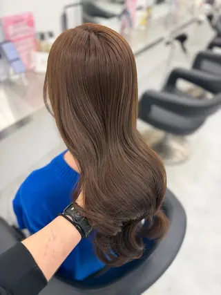ロング カラー ヘアアレンジ 透明感カラー🎀艶髪 Anju/渋谷🎀のヘアスタイル