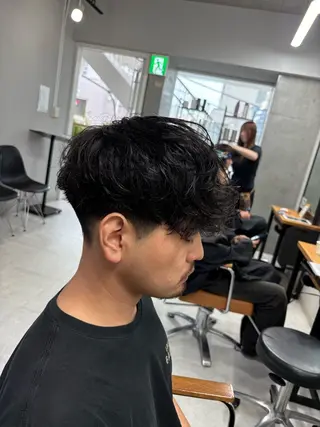 パーマ メンズ 下北沢メンズパーマ 特化園田　楓莉のヘアスタイル