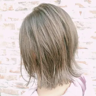 ミディアム カラー たき  あいみのヘアスタイル
