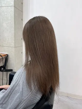 ミディアム カラー GiseL 博多筑紫口店のヘアスタイル