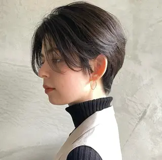 ショート やました もえかのヘアスタイル
