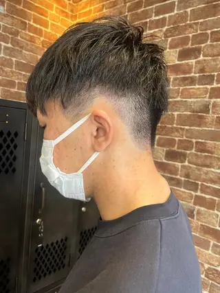 ショート カラー パーマ ヘアアレンジ メンズ キッズ ネイル マツエク・マツパ アイブロウ 久木原 ゆりのヘアスタイル