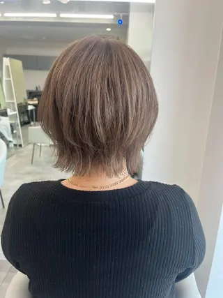 ミディアム 水戸/ブリーチカラー 中山りくのヘアスタイル