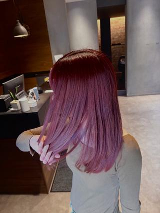 セミロング カラー ZELE大和八木 ERI🦋のヘアスタイル