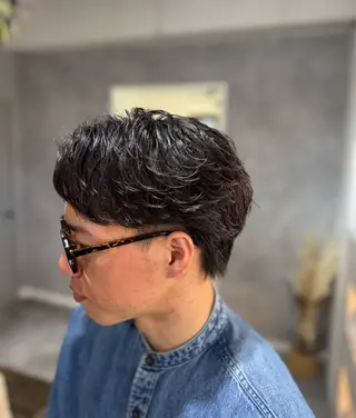 ショート パーマ 💎レイヤーカット× 髪質改善💎後藤陸のヘアスタイル
