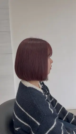 ミディアム カラー 芳賀 風斗のヘアスタイル