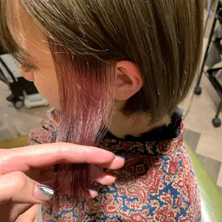 ミディアム カラー 韓国スタイル🇰🇷 annaのヘアスタイル