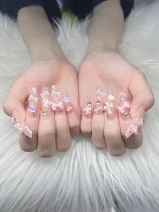 ネイル Lee Nails チップ長さだし専門店のネイルデザイン